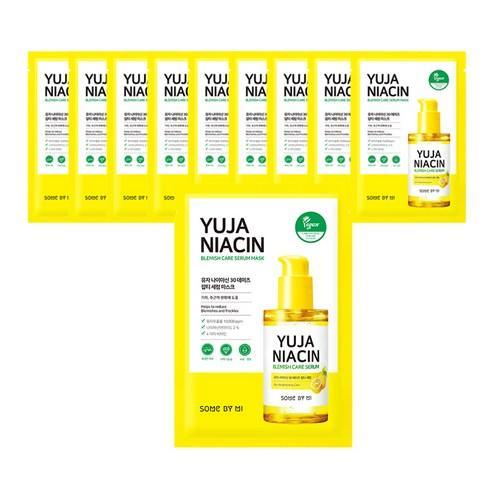 [SomeByMi] YUJA NIACIN 30 DAYS CARE SERUM MASK X 10EA - Seoul Glow Box