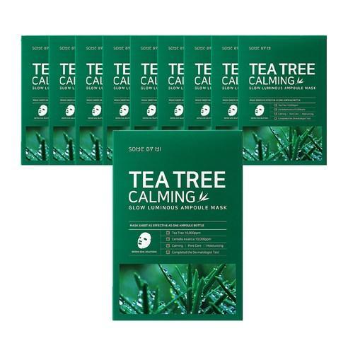 [SomeByMi] TEA TREE CALMING AMPOULE MASK X 10EA - Seoul Glow Box