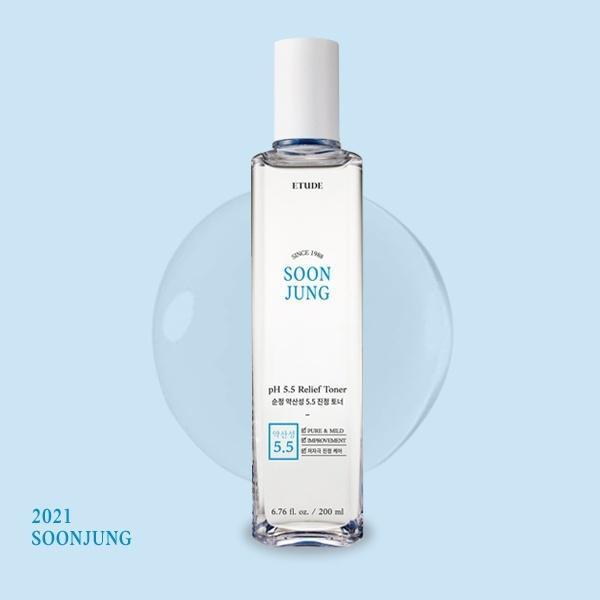 [EtudeHouse] SoonJung pH 5.5 Relief Toner 200ml (21AD) - Seoul Glow Box