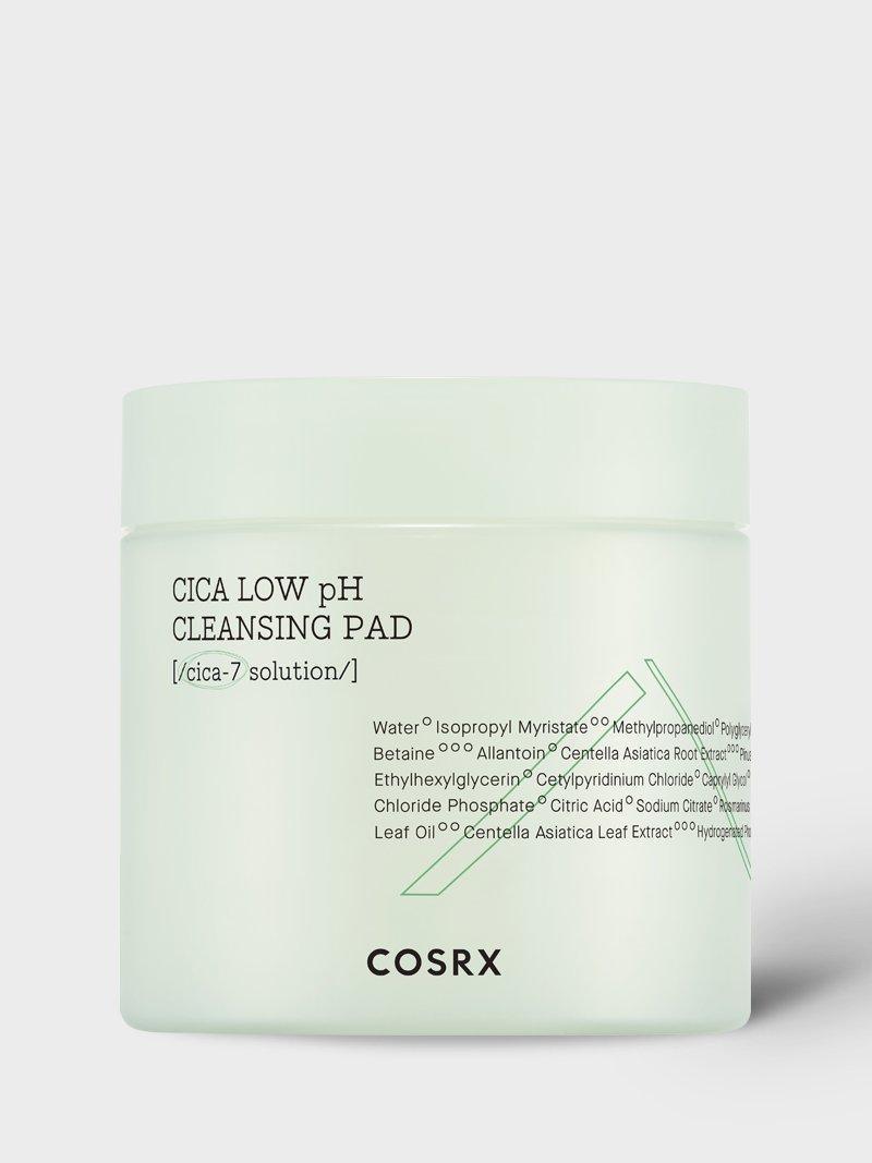 [Cosrx] Pure Fit Cica Low pH Cleansing Pad 100pcs - Seoul Glow Box