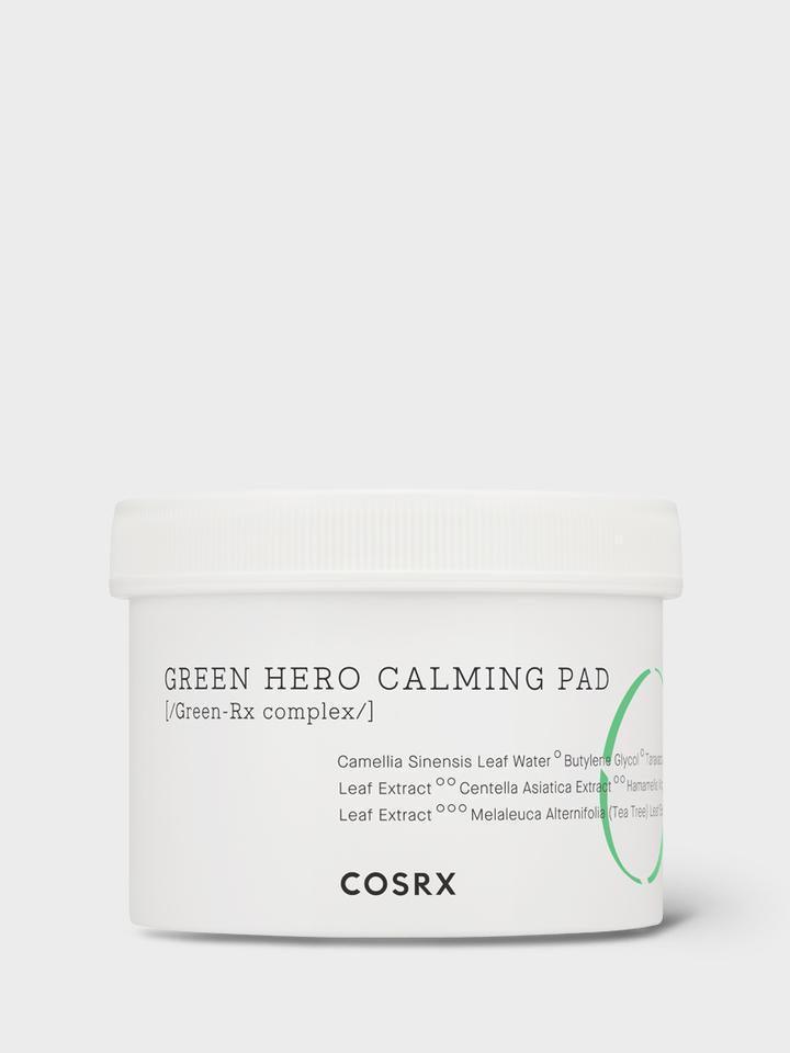 [Cosrx] One Step Green Hero Calming Pad 70pcs - Seoul Glow Box