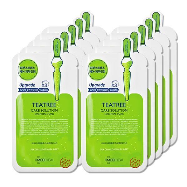 [Mediheal] Teatree Care Solution Essential Mask 25ml x 10ea - Seoul Glow Box