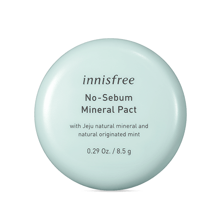 [Innisfree] No-Sebum Mineral Pact 8.5g - Seoul Glow Box