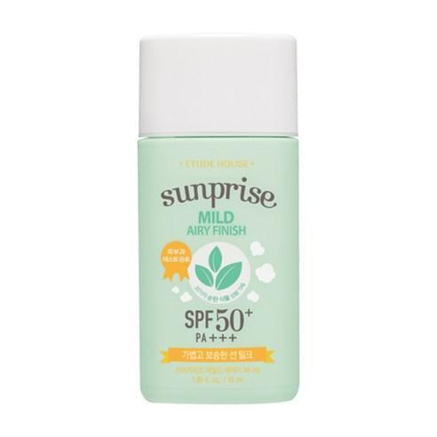 [EtudeHouse] Sunprise Mild Airy Finish Sun Milk SPF50+ / PA+++ 55ml - Seoul Glow Box