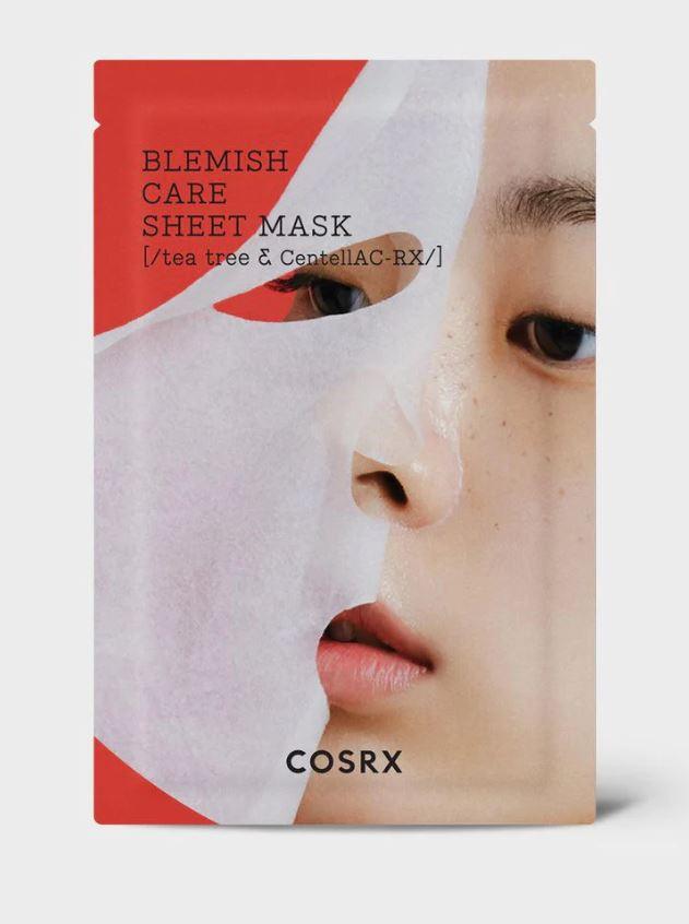 [Cosrx] AC COLLECTION BLEMISH CARE SHEET MASK 1ea 26g - Seoul Glow Box