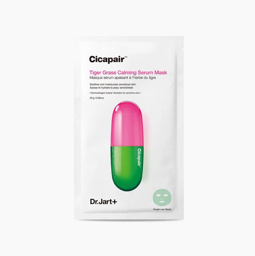 [Dr.Jart+] Cicapair Tiger Grass Calming Serum Mask 1ea 25g - Seoul Glow Box