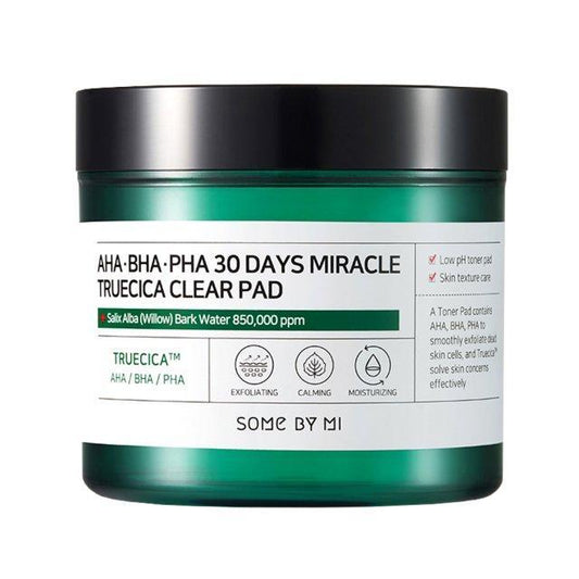 [Somebymi] AHA BHA PHA 30 Days Miracle Truecica Clear Pad 70ea - Seoul Glow Box