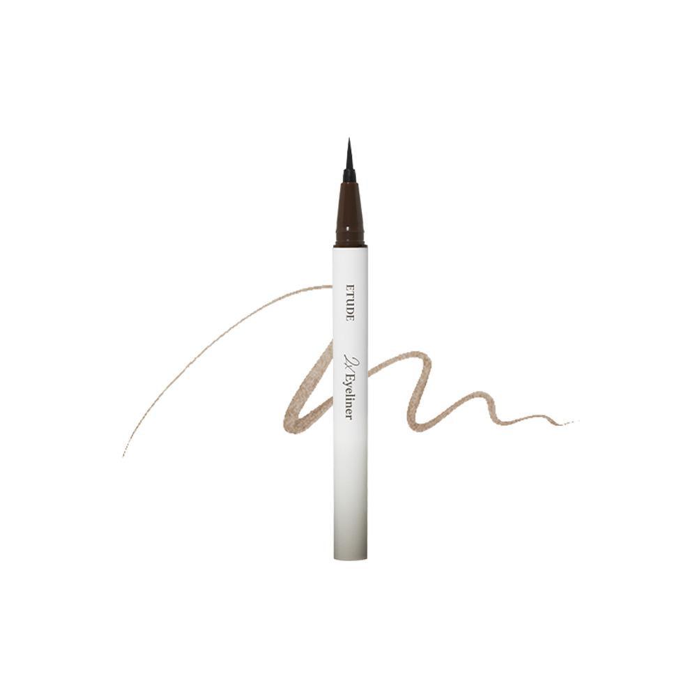 [Etudehouse] 2X Tinting Eyeliner -02 Natural Light Brown - Seoul Glow Box