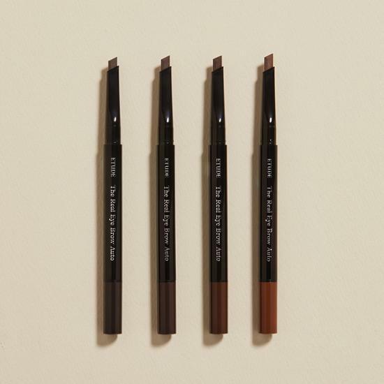 [Etudehouse] The Real Eye brow Auto Pencil -01 Grey - Seoul Glow Box