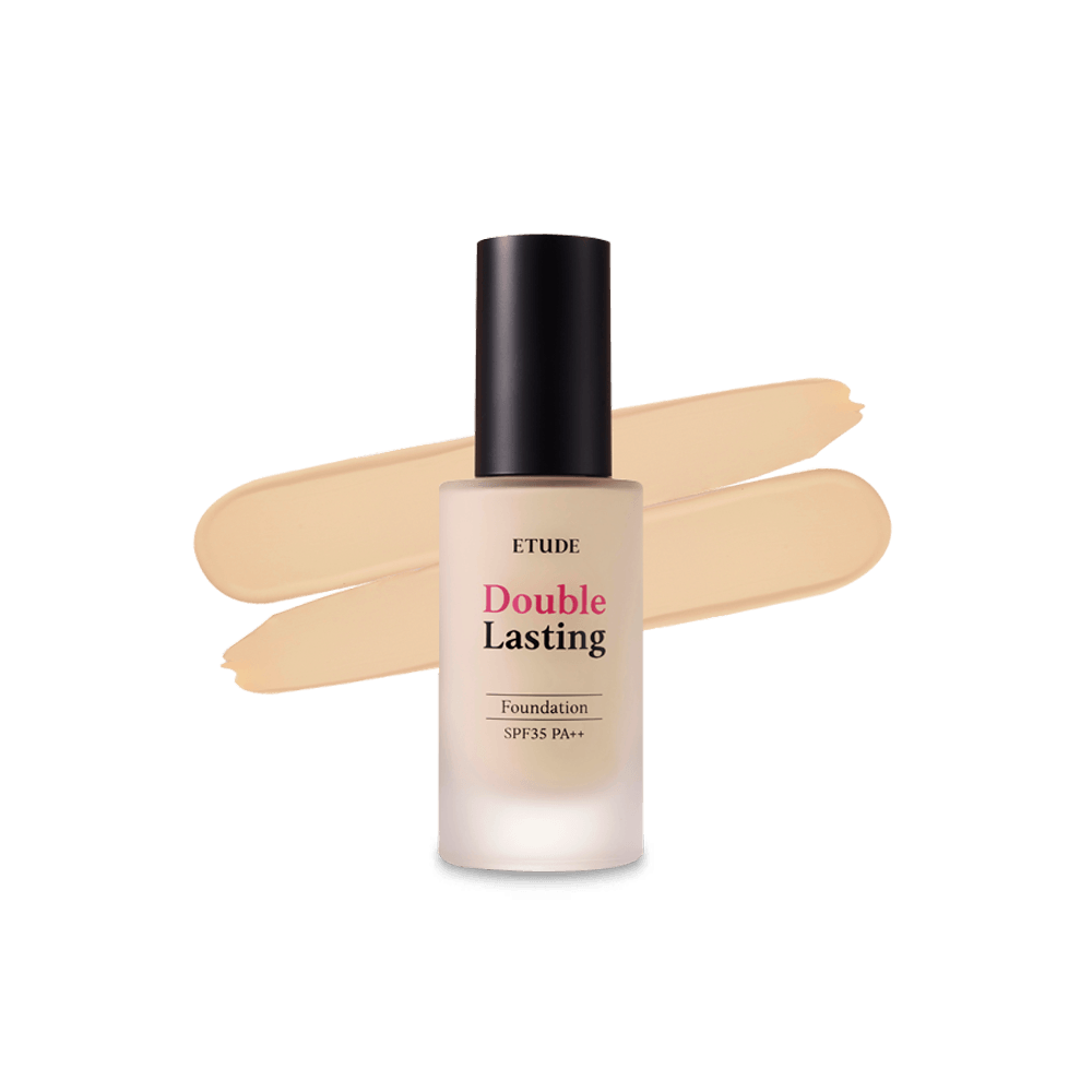 [Etudehouse] Double Lasting Foundation 30g -No.21N1 Neutral Beige - Seoul Glow Box