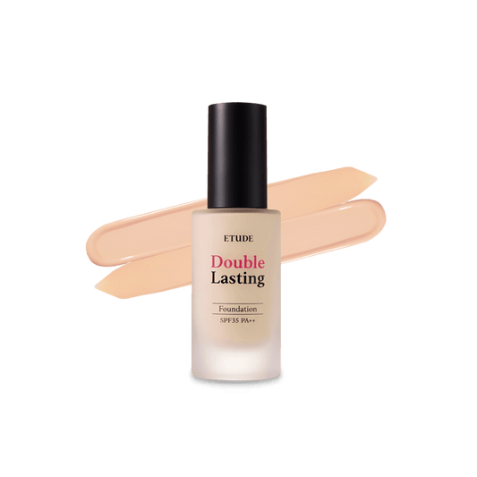 [Etudehouse] Double Lasting Foundation 30g -No.17C1 Light Vanilla - Seoul Glow Box