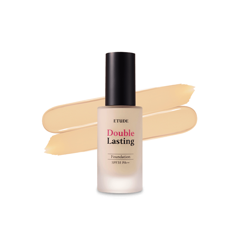 [Etudehouse] Double Lasting Foundation 30g -No.21W1 Beige - Seoul Glow Box