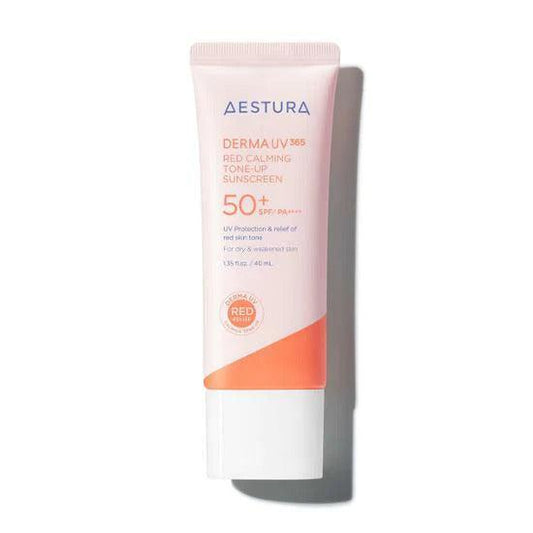 [aestura] Derma UV365 Red Calming Tone-Up Sunscreen 40ml - Seoul Glow Box